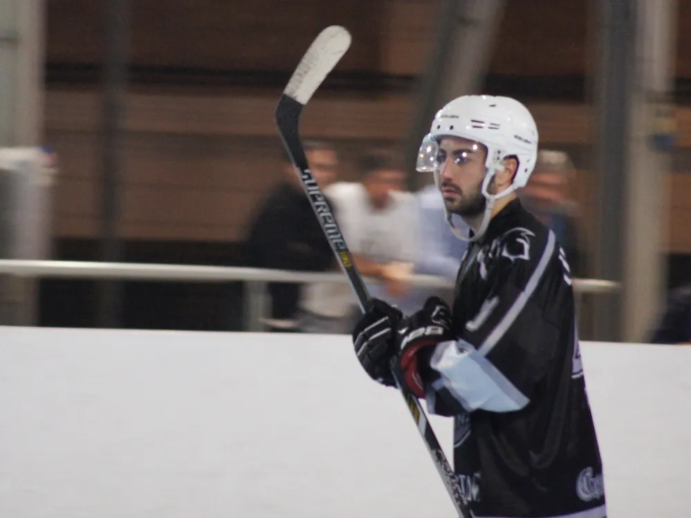 Un dels jugadors del Cent Patins masculí, Nacho del Rey / Arxiu