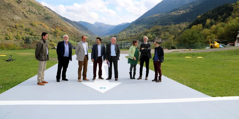 L'heliport de Vielha ja pot operar les 24 hores del dia
