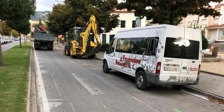 Unes obres al Rierany dels Frares obliga a fer talls en la circulació
