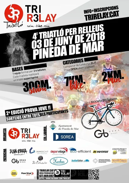 Torna el TriRelay Triatló aquest diumenge, i forma part del Campionat de Catalunya