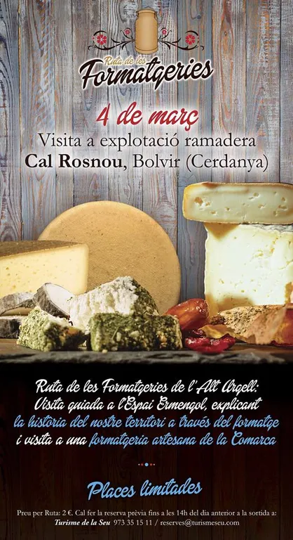 Torna la Ruta de les Formatgeries amb una visita a Cal Rosnou de Bolvir