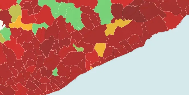 Arenys de Munt està ara mateix en risc alt de rebrot, quan arrenca la sisena onada de Covid-19
