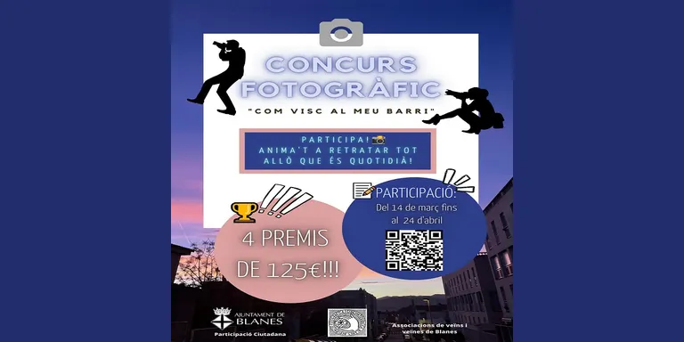 Blanes organitza el concurs fotogràfic Com visc al meu barri amb 4 premis de 125€