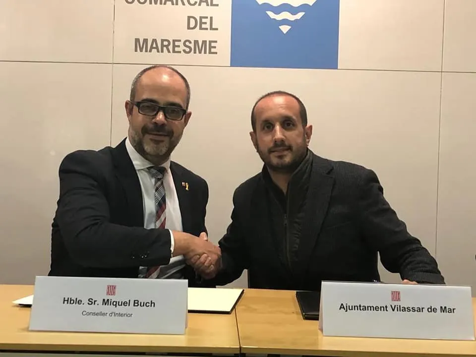 Damià del Clot es reuneix amb el conseller Miquel Buch per abordar estratègies de seguretat