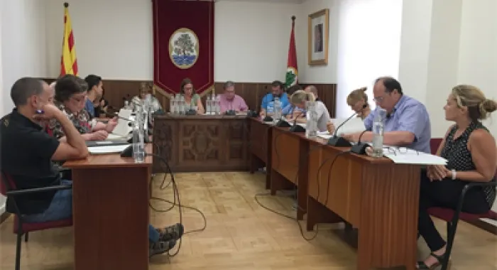 Moment del ple d'ahir