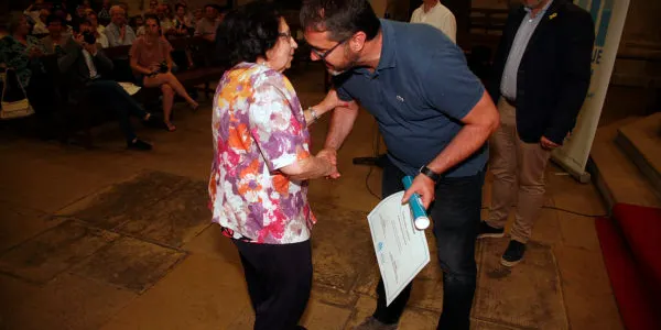 L’església de Sant Joan acull l’acte amb els primers padrins del futur orgue de Valls