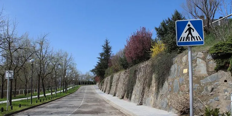 Completades les obres d'enrajolament del camí de la Palanca