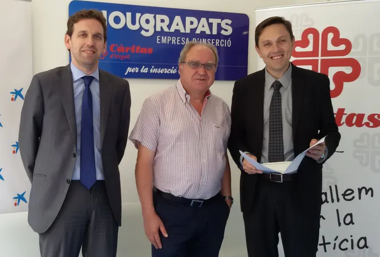 Acord per desenvolupar el projecte 'Activa't' de Càritas d'Urgell