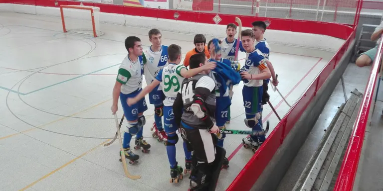 Els urgellencs Jordi Badia i Pol Besolí, subcampions de Catalunya infantils d'hoquei patins