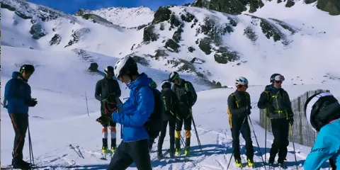 L'equip català d'esquí de muntanya es prepara a Espot