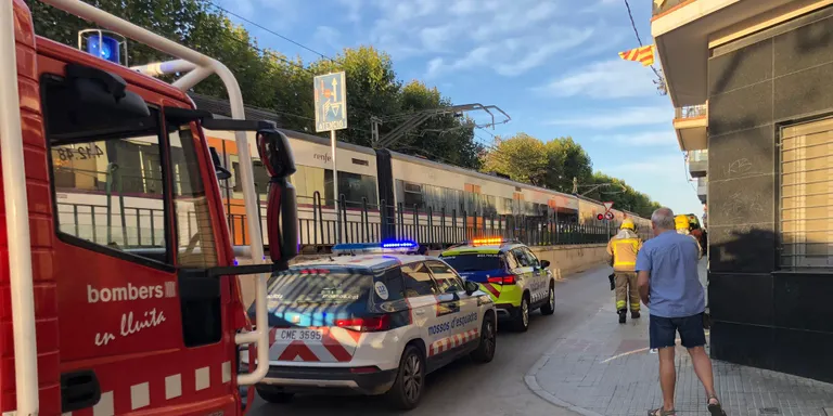 Aturada la circulació de trens per un atropellament mortal a Calella