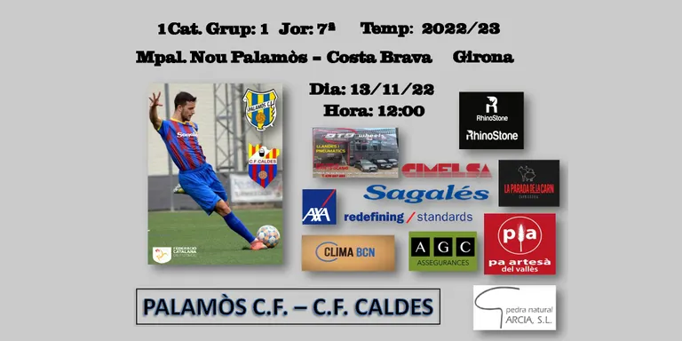 El CF Caldes buscarà entrar al grup capdavanter de Primera Catalana amb un triomf davant el Palamós