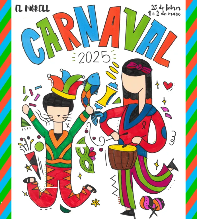 Abril Trejo crea la imatge del Carnaval del Morell 2025