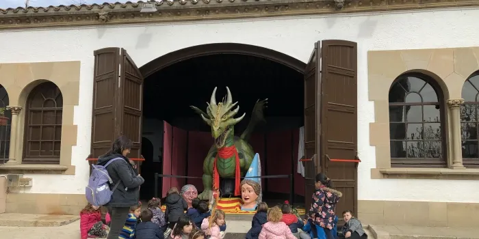 L'Arenyot, protagonista del Sant Jordi a Arenys de Mar