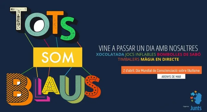 Junts Autisme prepara per diumenge la festa ‘Tots som blaus’