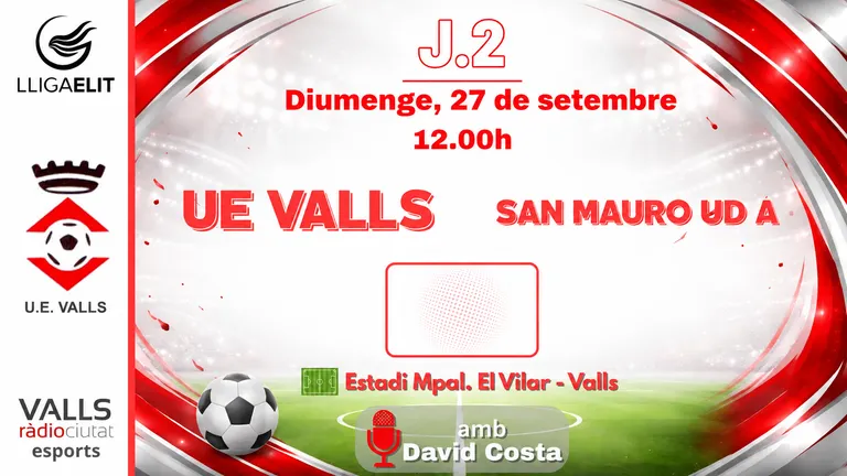 FINAL. UE Valls 3 - San Mauro 2
