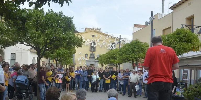 Acte a Pineda "per l'alliberament dels presos i pel retorn dels ex-consellers"