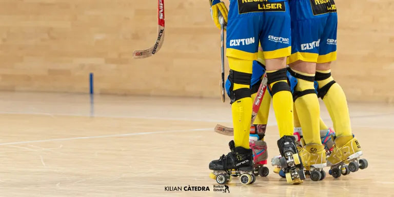 El Recam Làser Caldes perd el primer assalt contra el Barça al 'playoff' de l'OK Lliga