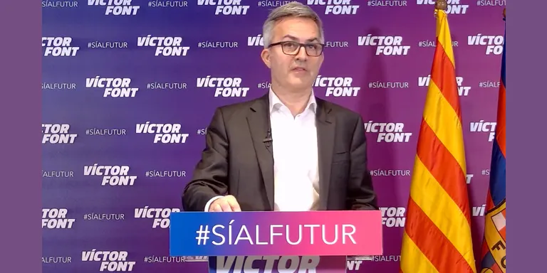 Víctor Font lamenta que Laporta no s'atreveixi a participar als debats
