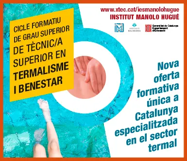 L’Ajuntament ofereix beques als alumnes del CFGS de Termalisme i Benestar