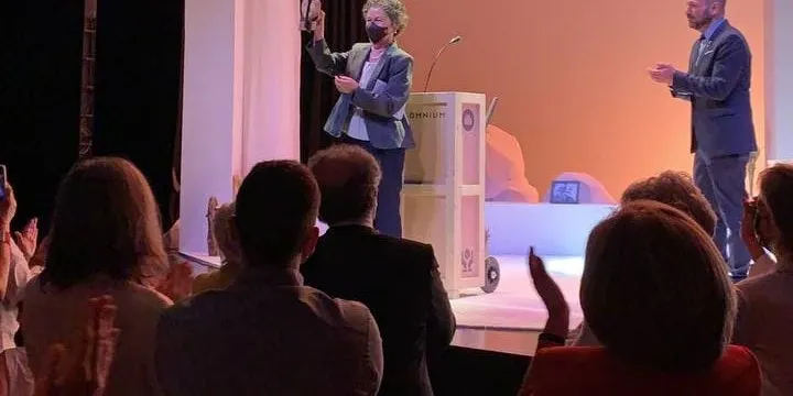 Maria Barbal rep a Tremp el Premi d'Honor de les Lletres Catalanes