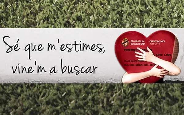 El Nàstic presenta la campanya d’abonaments per la segona volta 'Sé que m'estimes, vine'm a buscar'