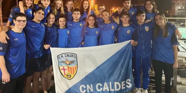 El CN Caldes, entre els 15 millors clubs catalans de la temporada 2021/2022