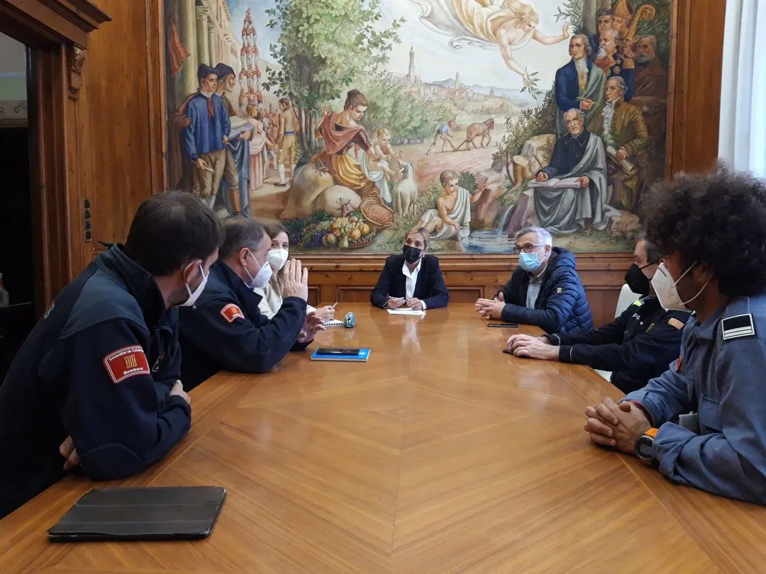 El nou cap del Parc de Bombers es reuneix amb l’Ajuntament de Valls