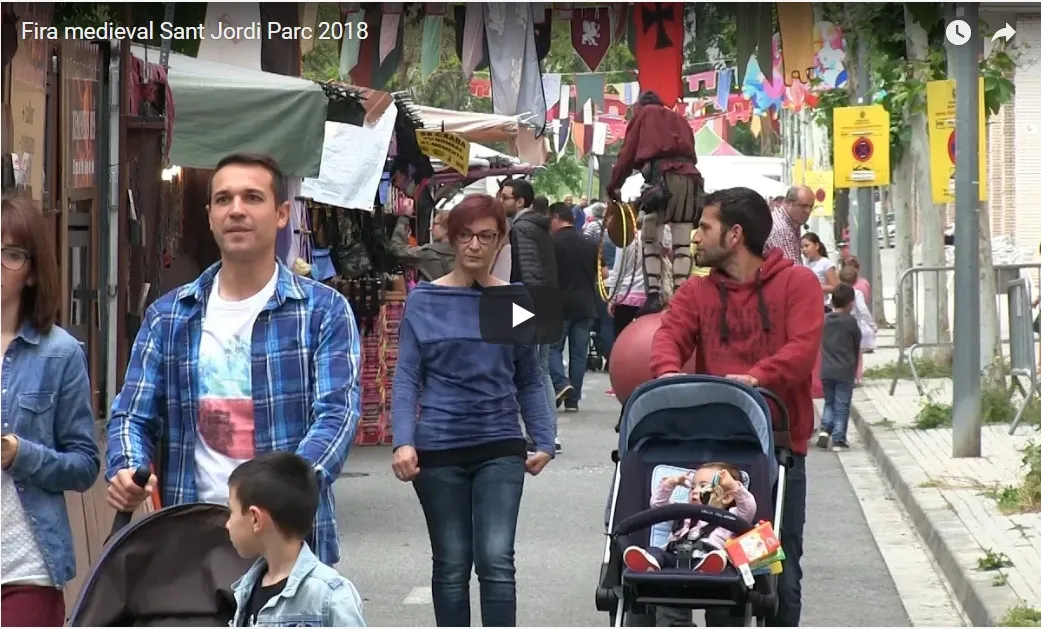 La 5a edició del Mercat Medieval de Sant Jordi Parc acosta el barri als ciutadans