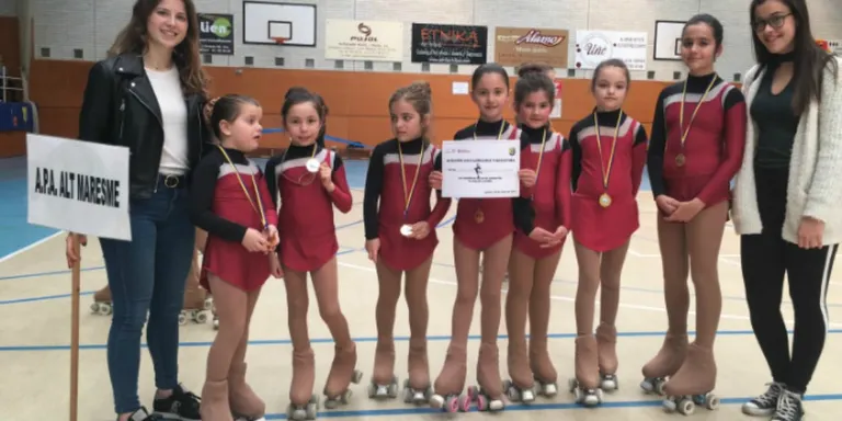Les patinadores pinedenques estrenen nous discs per la nova temporada