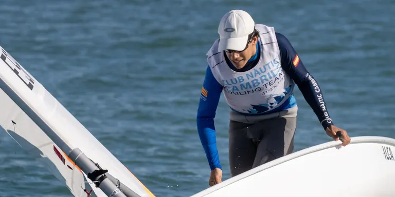 El regatista Joan Fargas aconsegueix la medalla de bronze a la Copa d’Espanya d’Ilca 4