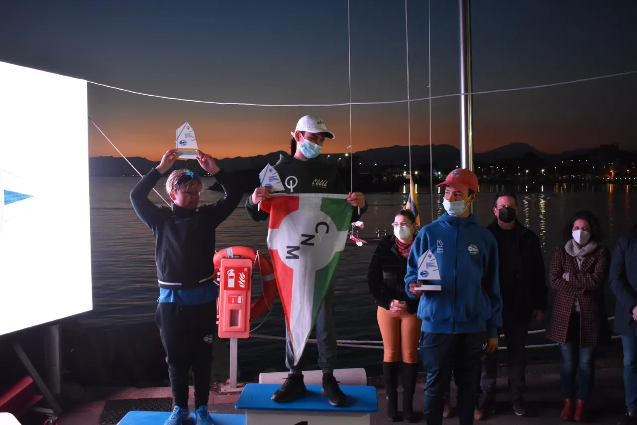 Iker Múgica i Joan Fargas pugen al pòdium de la regata Territori Mestral N2 Optimist