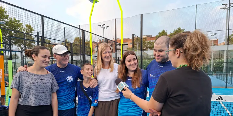 El Club de Pàdel Cornellà fomenta l'esport adaptat