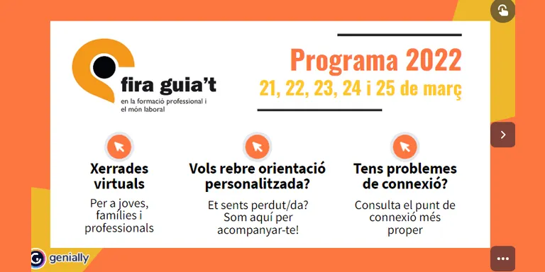 Torna la Fira Guia't, adreçada a joves de la comarca que necessiten orientació per triar els estudis de formació professional