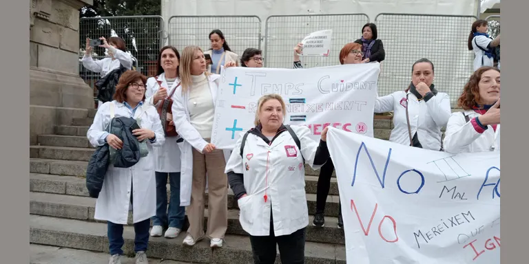El personal d’infermeria del CAP de Caldes s’afegeix a la vaga indefinida per reclamar reconeixement i millores salarials