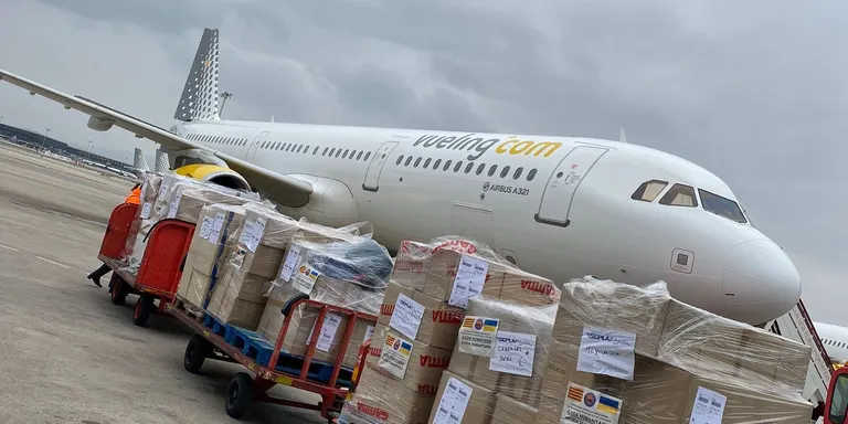 Pineda ha recollit un total de 8 tones de material humanitari per Ucraïna