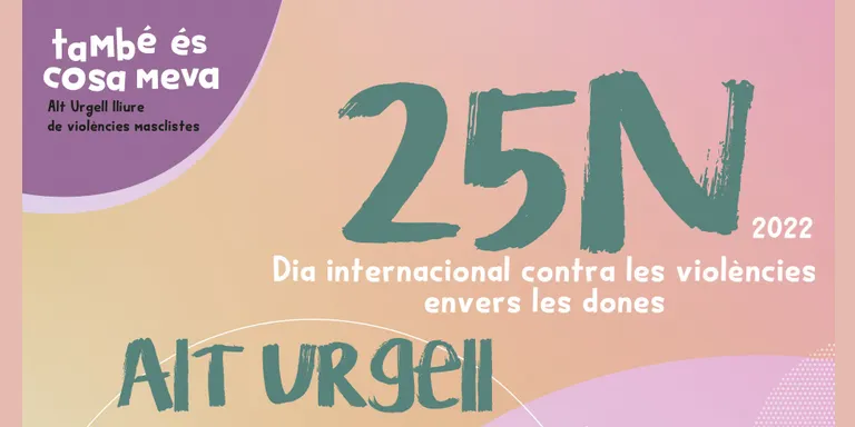 La Seu d'Urgell commemora el 25-N amb la lectura d'un manifest, teatre i una marxa de torxes