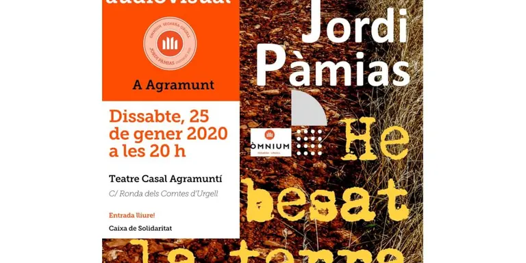 La Companyia Cassigalls ofereix un recital audiovisual sobre Jordi Pàmias