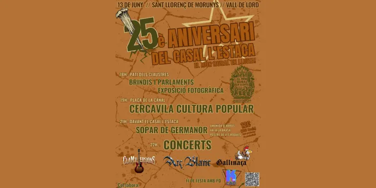 El Casal Popular l’Estaca de la Vall de Lord celebra 25 anys d’història