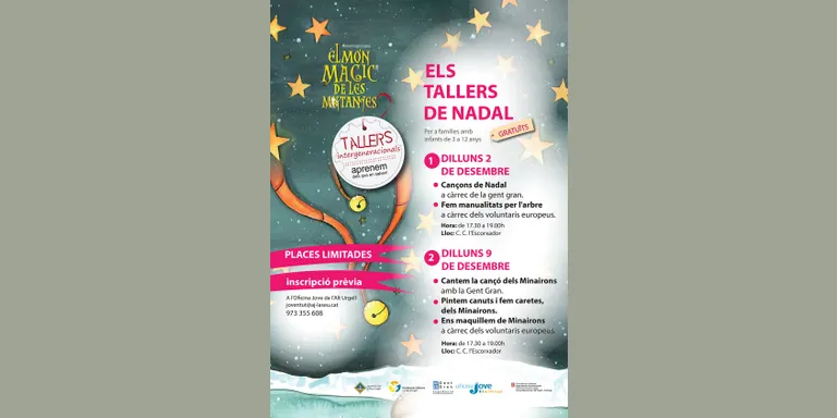 Obertes les inscripcions dels tallers de Nadal per a famílies