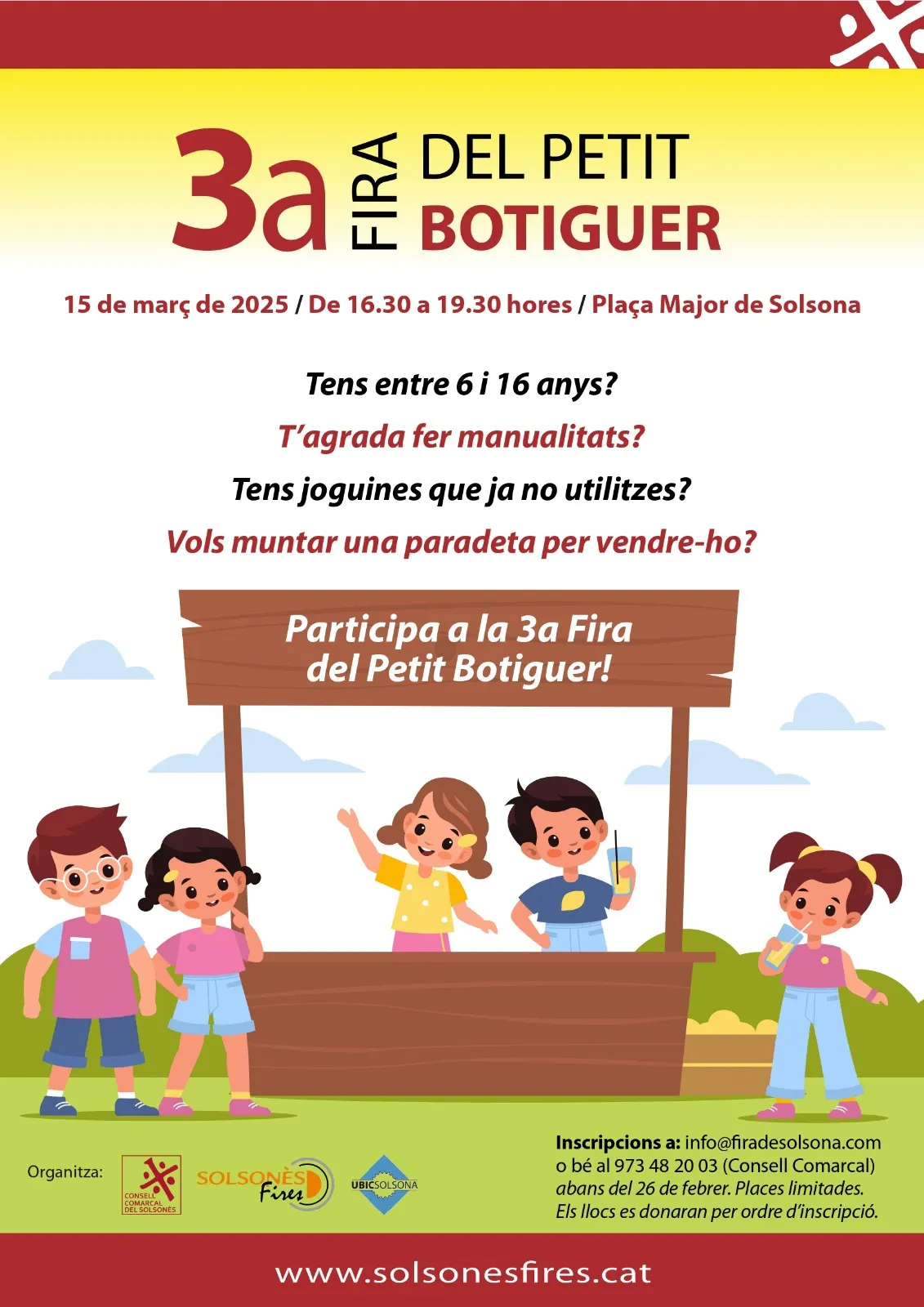Obertes les inscripcions a la 3a Fira del Petit Botiguer