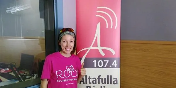 La torrenca Eva Pijuan recorre mitja Europa en bicicleta en el marc del projecte ‘Roof’