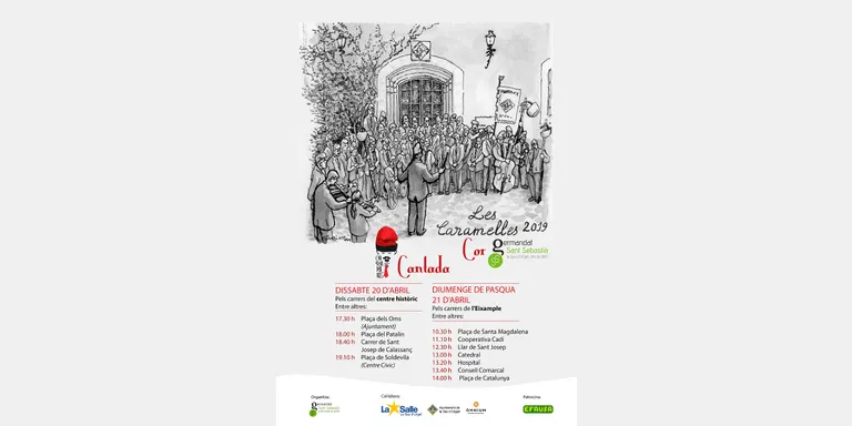Les Caramelles de la Germandat de Sant Sebastià celebren la Pasqua a la Seu d’Urgell