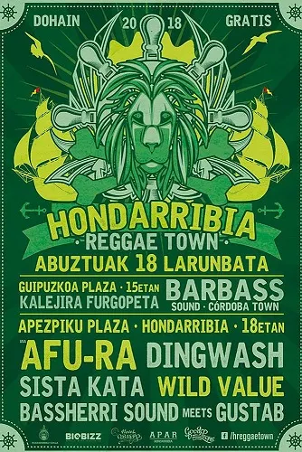 LA SEGUNDA EDICIÓN DEL FESTIVAL HONDARRIBIA REGGAE TOWN SE CELEBRA EL PRÓXIMO SÁBADO