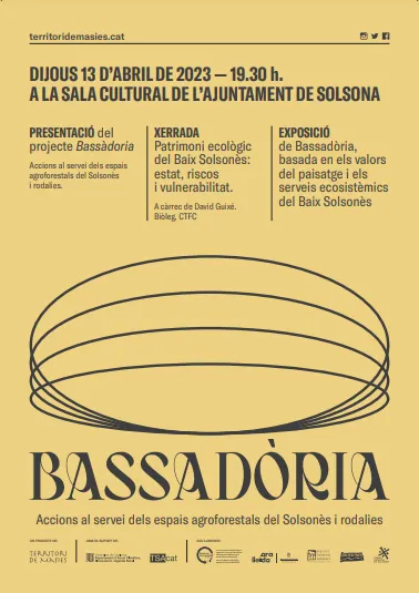 <strong>La cooperativa Territori de Masies presentarà el projecte Bassadòria a Solsona</strong>
