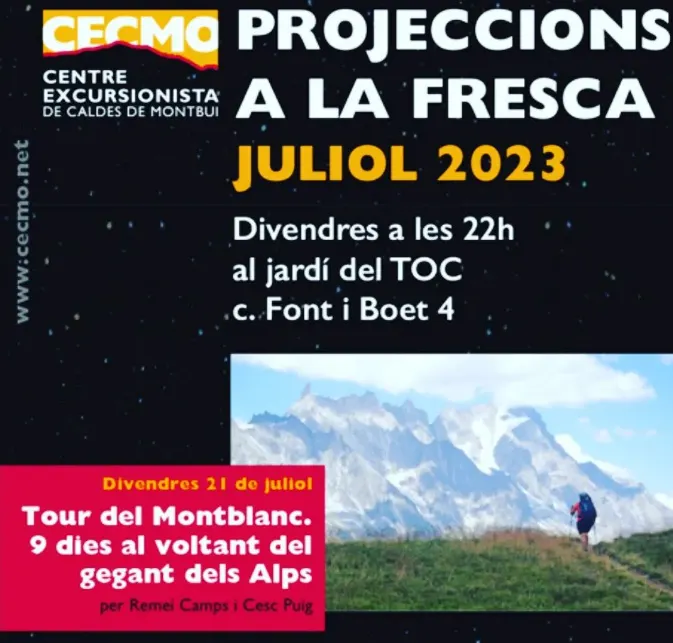 L'Espai Jove El ToC projecta un documental sobre el Montblanc