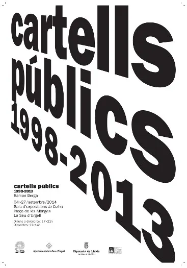 Ramon Berga exposa a la Sala La Cuina 'Cartells Públics'