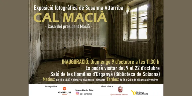 Arriba a Solsona una exposició fotogràfica sobre la casa on el president Macià va passar llargues temporades per fer un crit d'alerta perquè se salvi