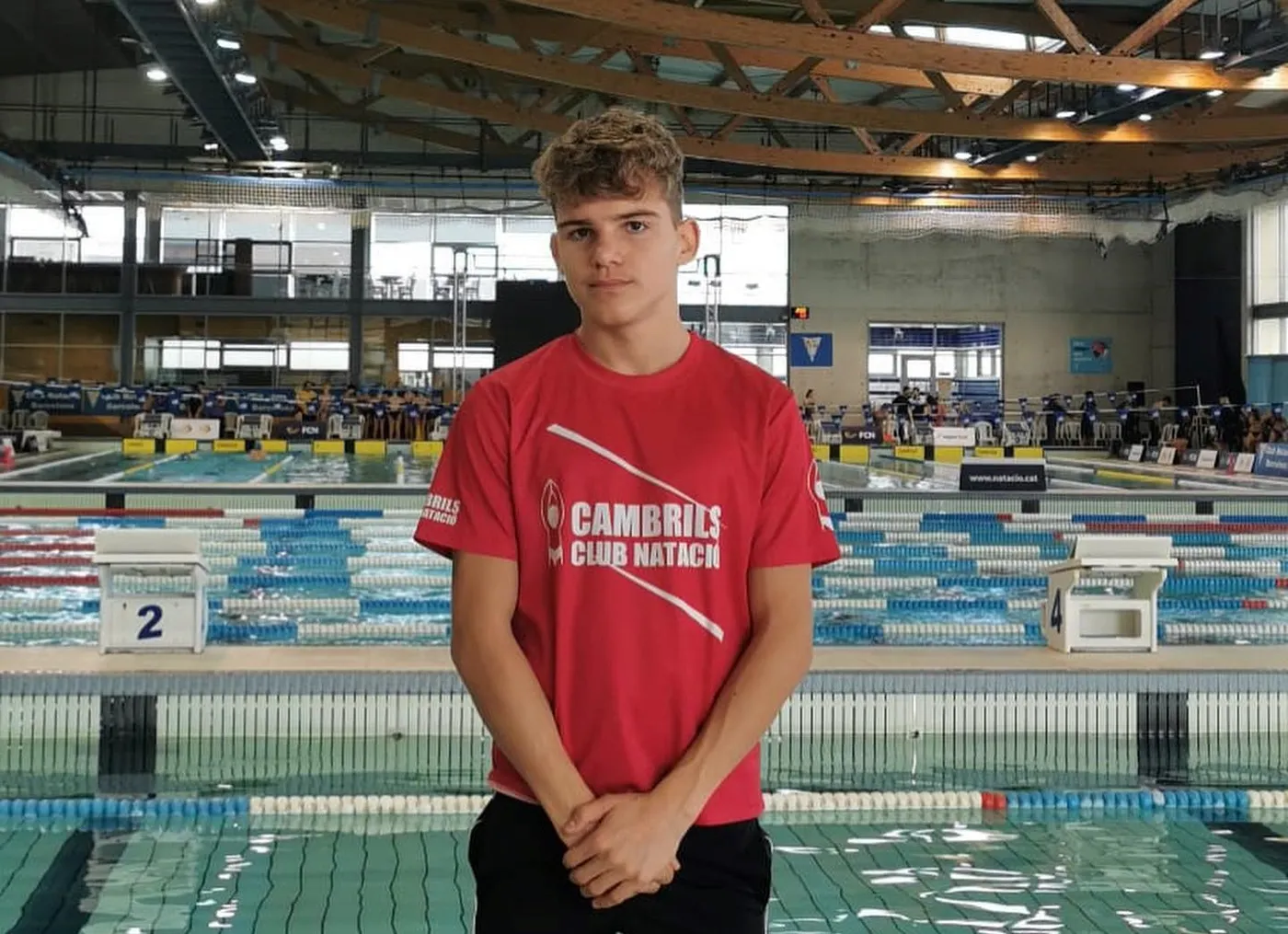 El nedador cambrilenc Mario Gómez participa al Campionat de Catalunya en categoria infantil