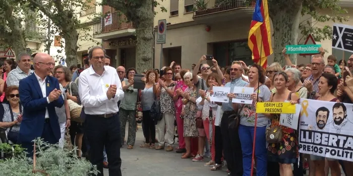 Torra afirma que la riera d’Arenys de Munt és la ‘riera de la llibertat’